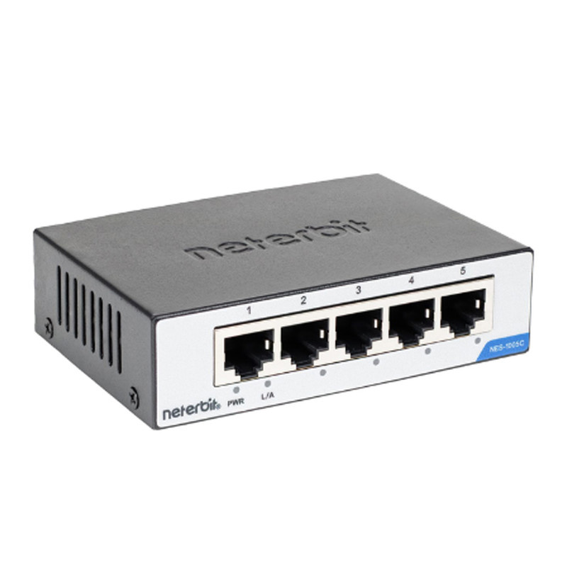 سوئیچ شبکه 5 پورت نتربیت مدل NES-1005C سوئیچ شبکه 5 پورت نتربیت مدل NES-1005C