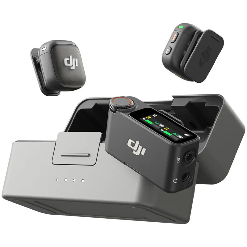 ست میکروفن بی سیم دی جی آی مدل Mic 3 دوکاربره با درگاه اتصال Type-c ست میکروفن بی سیم دی جی آی مدل Mic 3 دوکاربره با درگاه اتصال Type-c