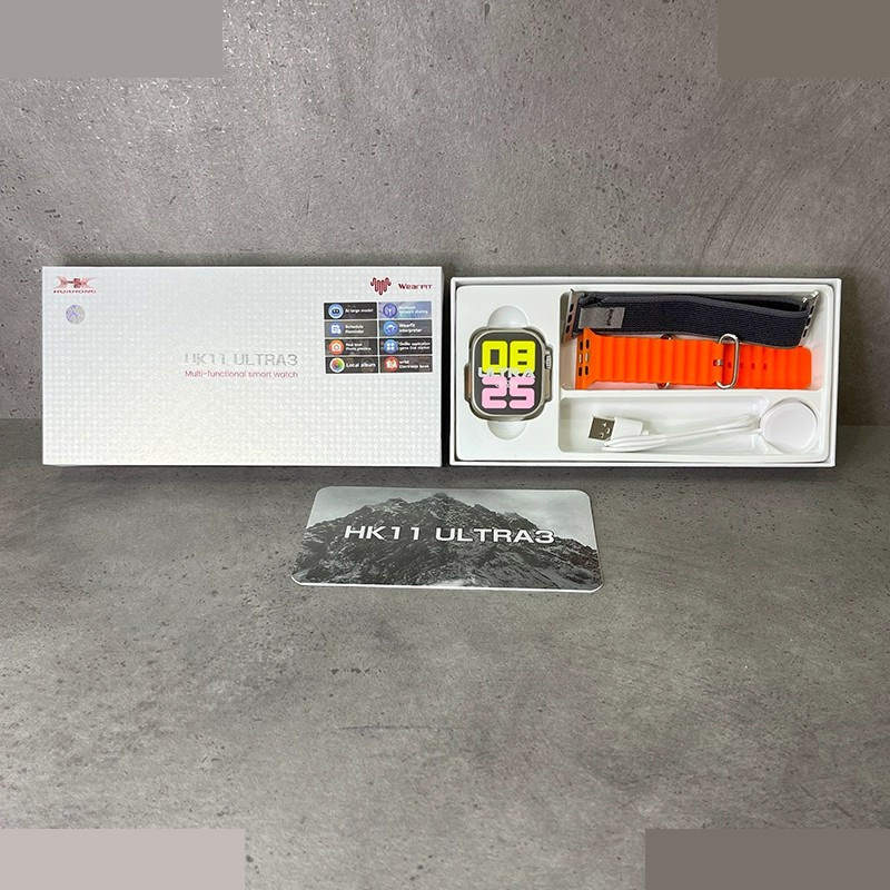 ساعت هوشمند 2.02 اینچی ویرفیت مدل HK 11 ULTRA3 با بند سیلیکونی ساعت هوشمند 2.02 اینچی ویرفیت مدل HK 11 ULTRA3 با بند سیلیکونی