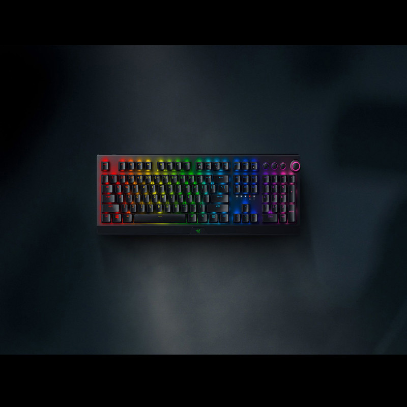 کیبورد مخصوص بازی ریزر مدل BLACKWIDOW V3 Chroma RGB With Green Switch کیبورد مخصوص بازی ریزر مدل BLACKWIDOW V3 Chroma RGB With Green Switch