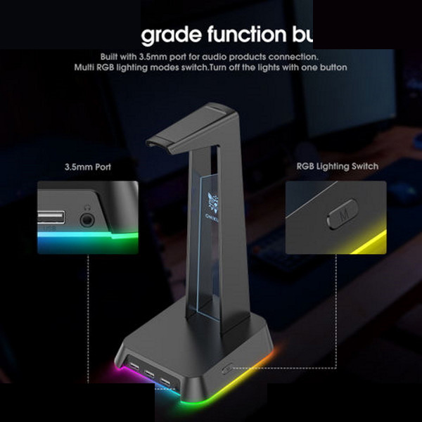 پایه نگهدارنده هندزفری اونیکوما مدل USB هاب کد st-2 پایه نگهدارنده هندزفری اونیکوما مدل USB هاب کد st-2