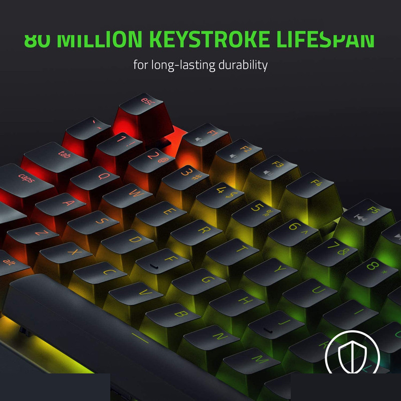 کیبورد مخصوص بازی ریزر مدل Blackwidow V3 TenKeyless Green Switches کیبورد مخصوص بازی ریزر مدل Blackwidow V3 TenKeyless Green Switches