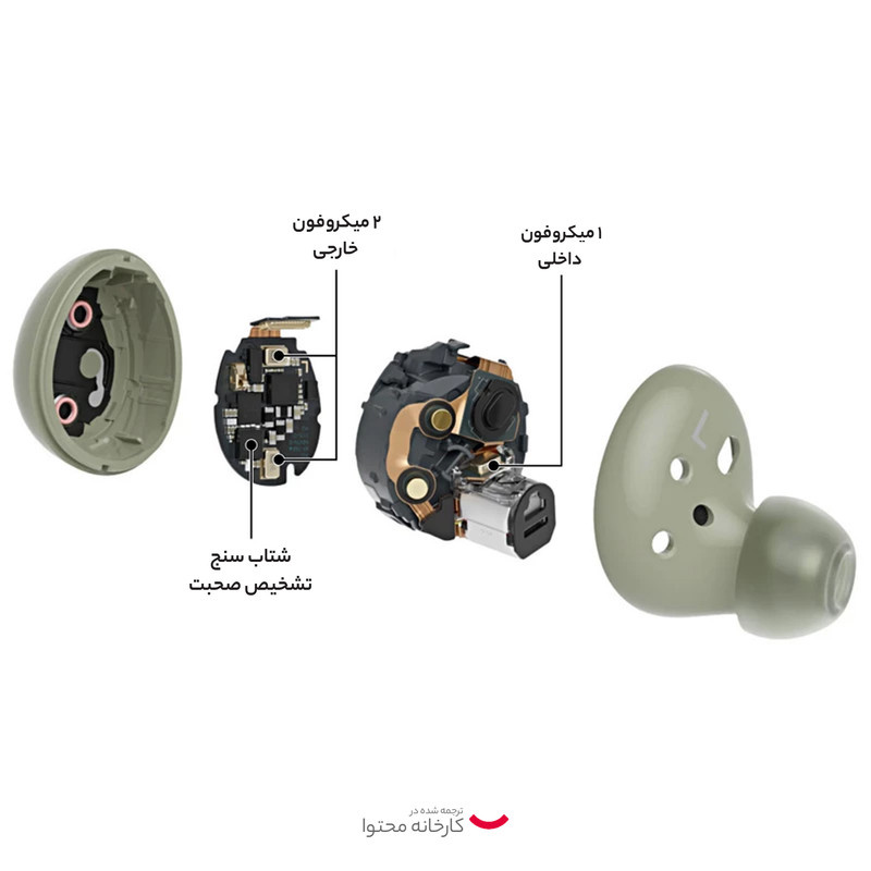 هندزفری بی سیم سامسونگ مدل Galaxy Buds 2 هندزفری بی سیم سامسونگ مدل Galaxy Buds 2