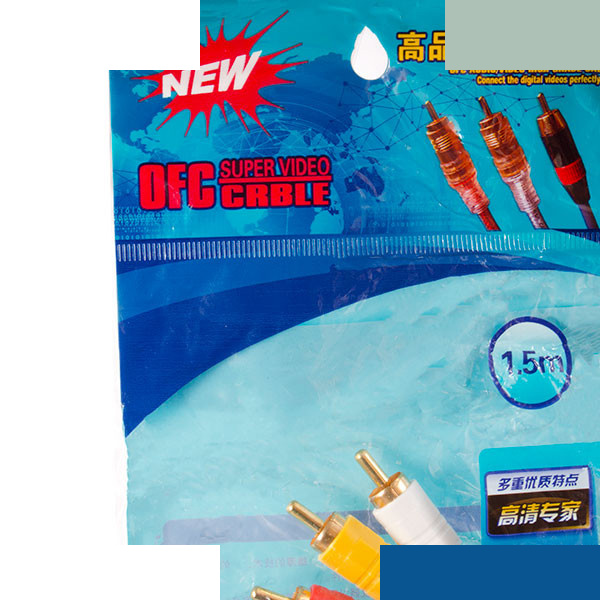 کابل 3 به 3 RCA او اف سی مدل PRK-A15 طول 1.5 متر