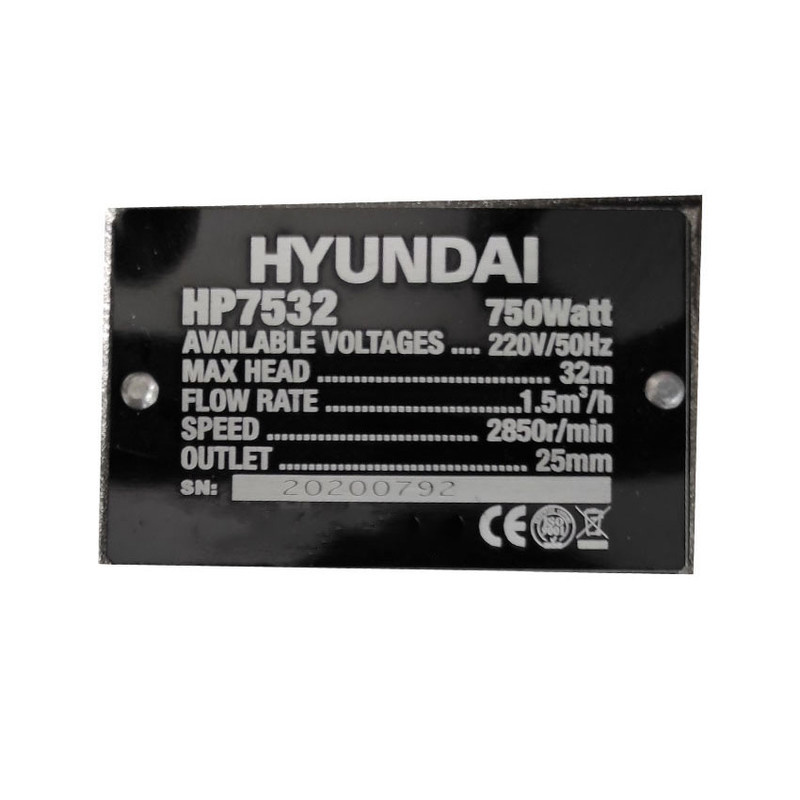 پمپ کفکش هیوندای مدل HP7532 پمپ کفکش هیوندای مدل HP7532
