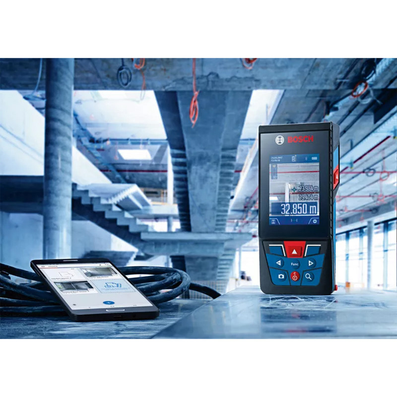متر لیزری دوربین دار بوش مدل GLM 120 C متر لیزری دوربین دار بوش مدل GLM 120 C