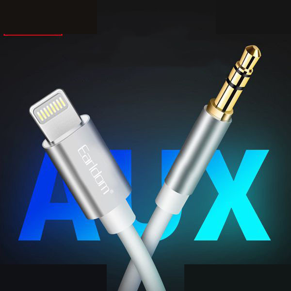 کابل تبدیل لایتنینگ به جک 3.5 میلی متری ارلدام مدل AUX22 به طول 1 متر کابل تبدیل لایتنینگ به جک 3.5 میلی متری ارلدام مدل AUX22 به طول 1 متر