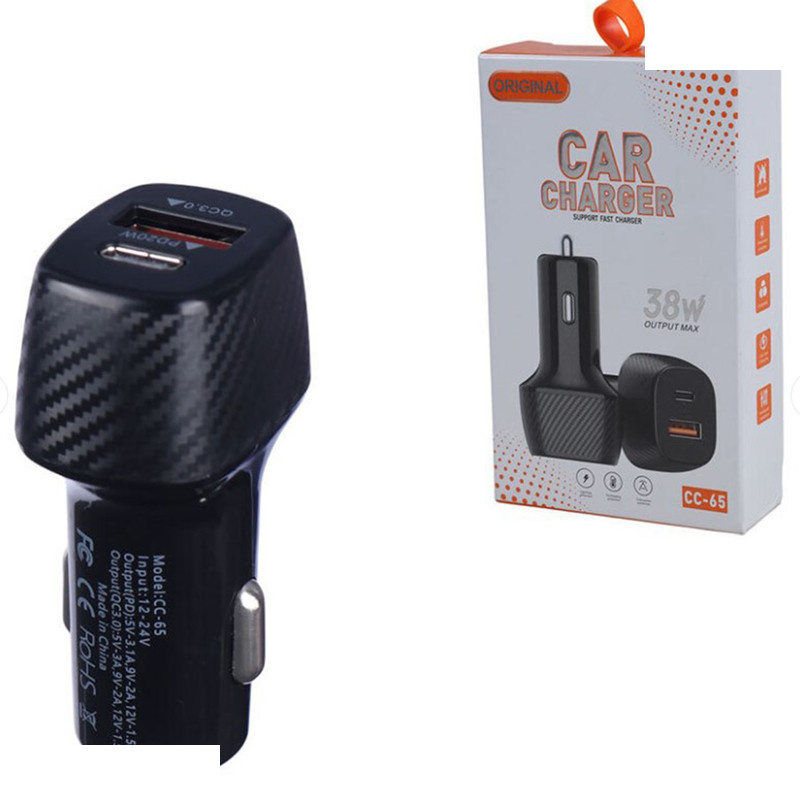 شارژر فندکی 38 وات دوپورت اورجینال مدل CC-65 شارژر فندکی 38 وات دوپورت اورجینال مدل CC-65