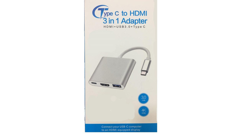 مبدل USB-C به USB-C/HDMI/USB مدل S-1304 مبدل USB-C به USB-C/HDMI/USB مدل S-1304