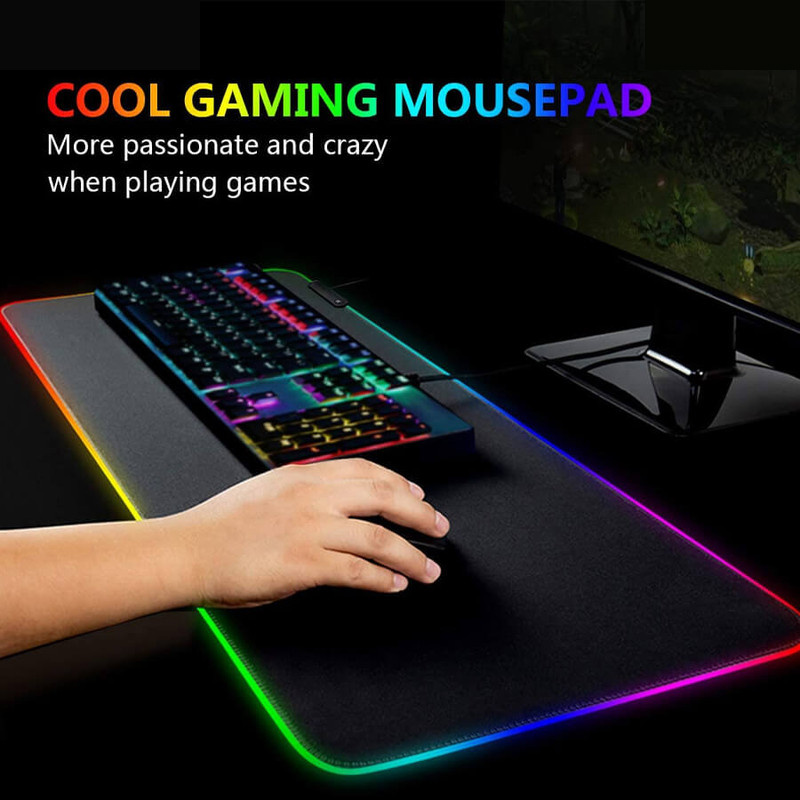 ماوس پد مخصوص بازی لومینوس مدل RGB ماوس پد مخصوص بازی لومینوس مدل RGB