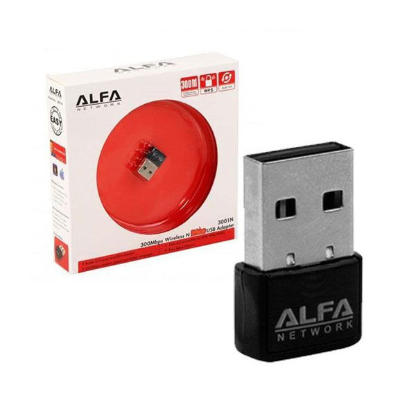 کارت شبکه USB بی سیم آلفا مدل 3001N کارت شبکه USB بی سیم آلفا مدل 3001N