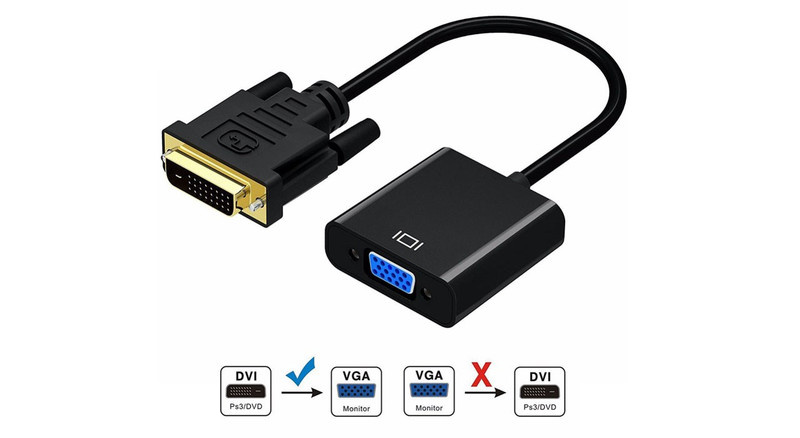 تبدیل DVI-D به VGA مدل D1 تبدیل DVI-D به VGA مدل D1