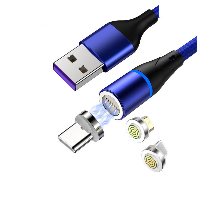 کابل تبدیل مغناطیسی USB به microUSB/ لایتنینگ /USB-C مدل MOB01 طول 1 متر کابل تبدیل مغناطیسی USB به microUSB/ لایتنینگ /USB-C مدل MOB01 طول 1 متر
