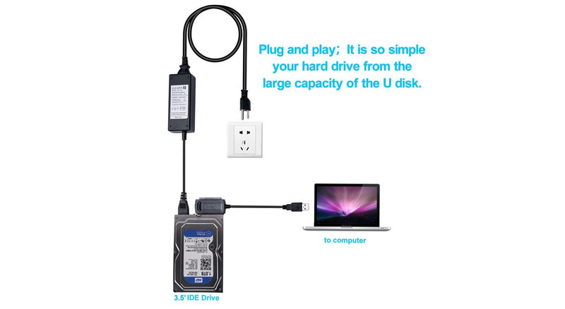 مبدل SATA و IDE به USB 2.0 مدل 52x مبدل SATA و IDE به USB 2.0 مدل 52x