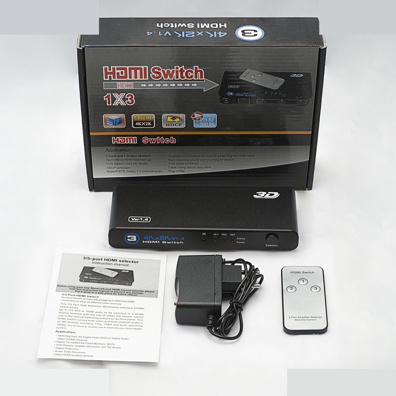 سوییچ سه پورت HDMI مدل 301K سوییچ سه پورت HDMI مدل 301K