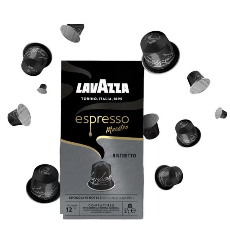 کپسول نسپرسو لاواتزا مدل Maestro Ristretto وزن 55 گرم کپسول نسپرسو لاواتزا مدل Maestro Ristretto وزن 55 گرم