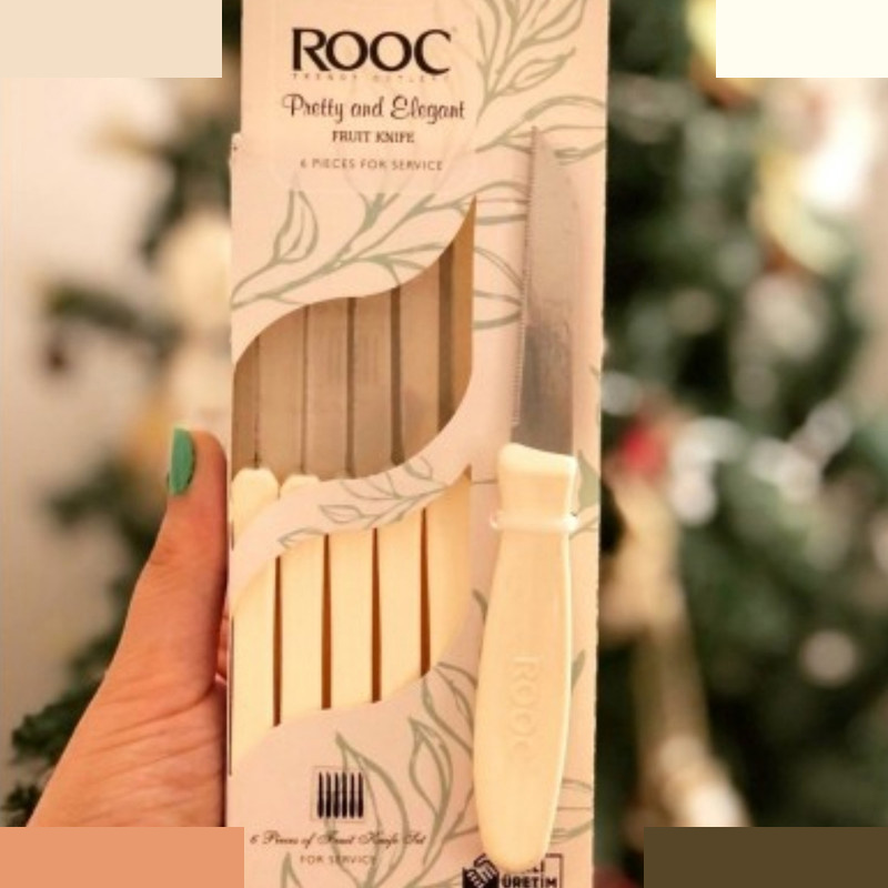 کارد میوه خوری مدل rooc 544 بسته 6 عددی کارد میوه خوری مدل rooc 544 بسته 6 عددی