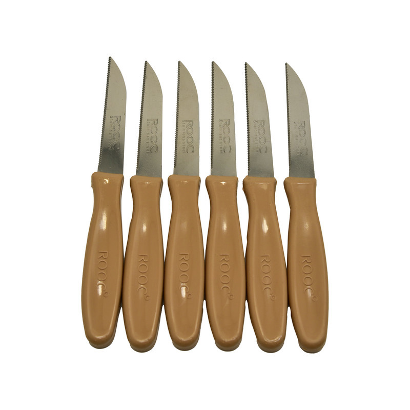 چاقو میوه خوری روک کد 010002 مجموعه 6 عددی چاقو میوه خوری روک کد 010002 مجموعه 6 عددی