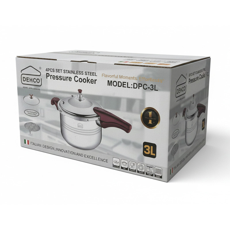 زودپز دکو مدل DPC-3L گنجایش 3 لیتر زودپز دکو مدل DPC-3L گنجایش 3 لیتر