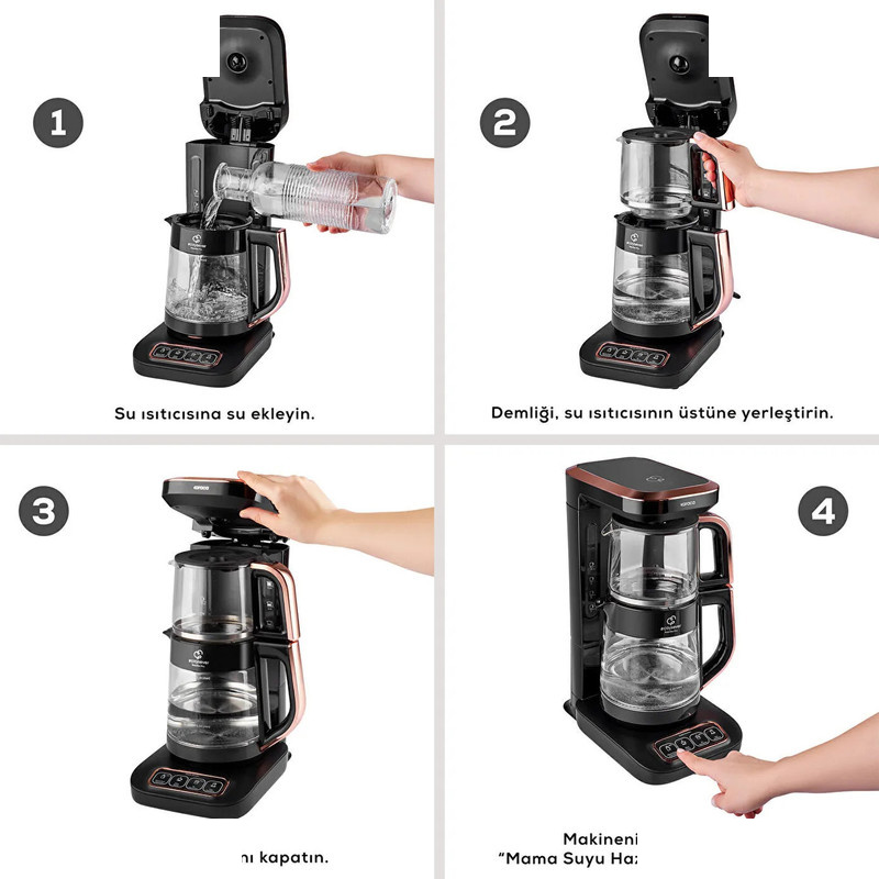 چای ساز روی هم کاراجا مدل Robotea Pro4in1 چای ساز روی هم کاراجا مدل Robotea Pro4in1