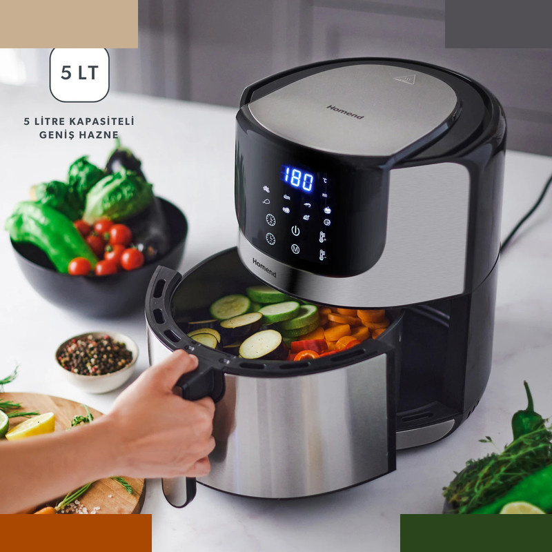سرخ کن بدون روغن مدل Homend Airfryday 2502h سرخ کن بدون روغن مدل Homend Airfryday 2502h