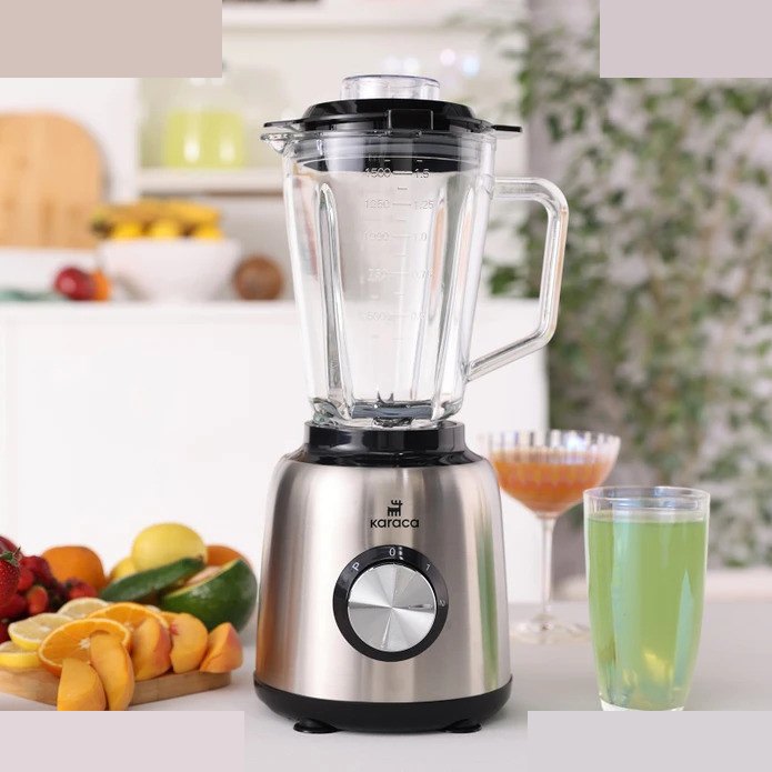 مخلوط کن 1.5 لیتری کاراجا مدل İnox Smoothie Blender مخلوط کن 1.5 لیتری کاراجا مدل İnox Smoothie Blender