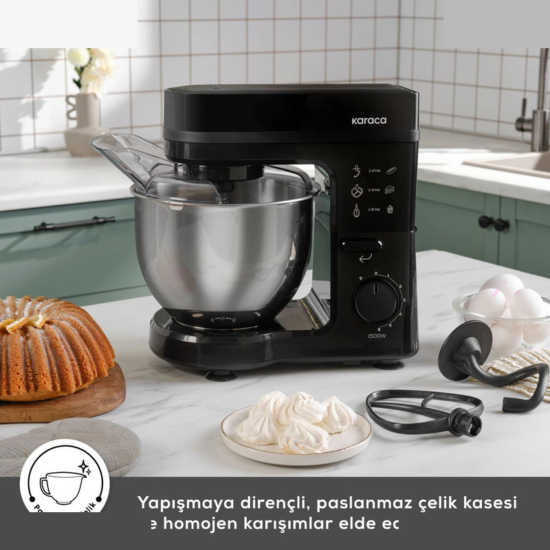 همزن کاسهدار 5 لیتری کاراجا مدل Maestrochef Stella همزن کاسهدار 5 لیتری کاراجا مدل Maestrochef Stella