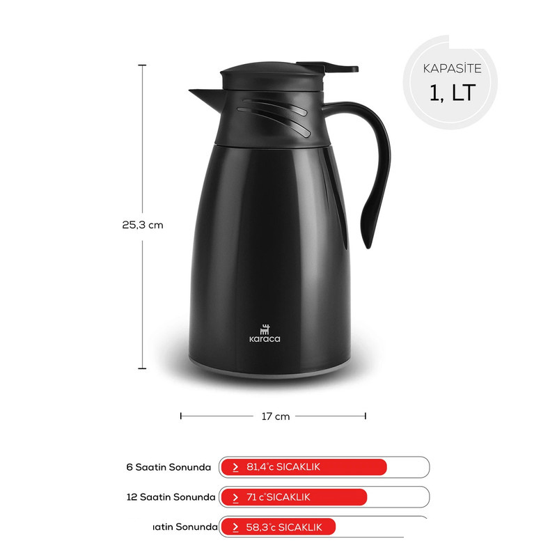 فلاسک کاراجا مدل Bella گنجایش 1 لیتر فلاسک کاراجا مدل Bella گنجایش 1 لیتر