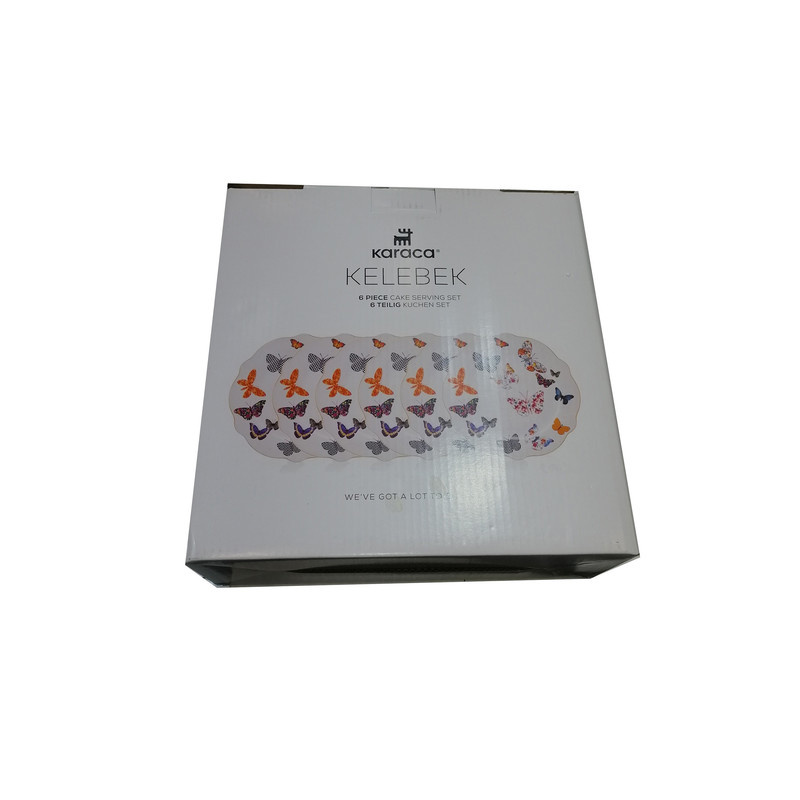 پیش دستی کاراجا مدل Kelebek Pasta مجموعه 6 عددی پیش دستی کاراجا مدل Kelebek Pasta مجموعه 6 عددی