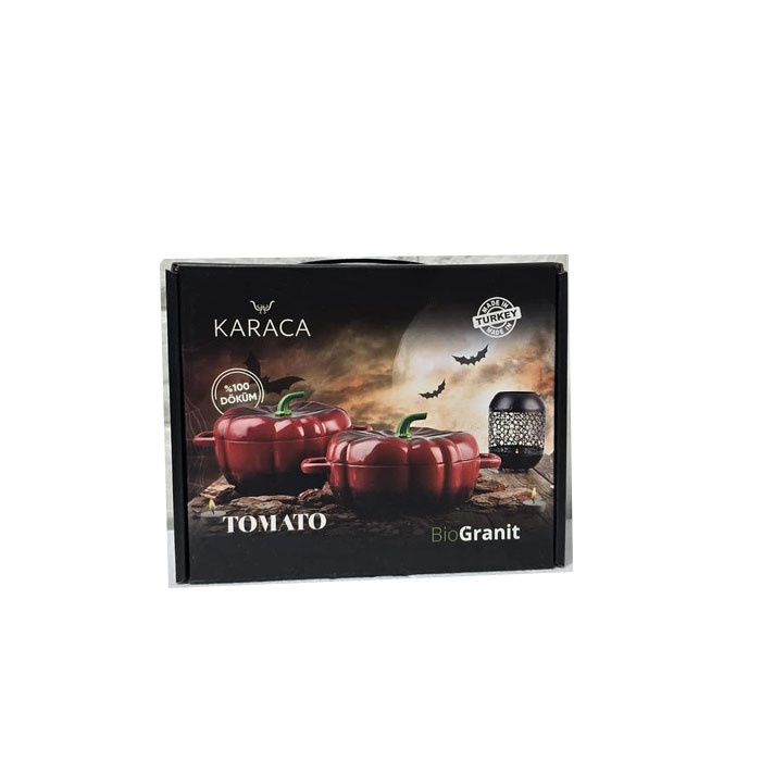 قابلمه بایوگرانیتی کاراجا مدل Tomato سایز 16 قابلمه بایوگرانیتی کاراجا مدل Tomato سایز 16