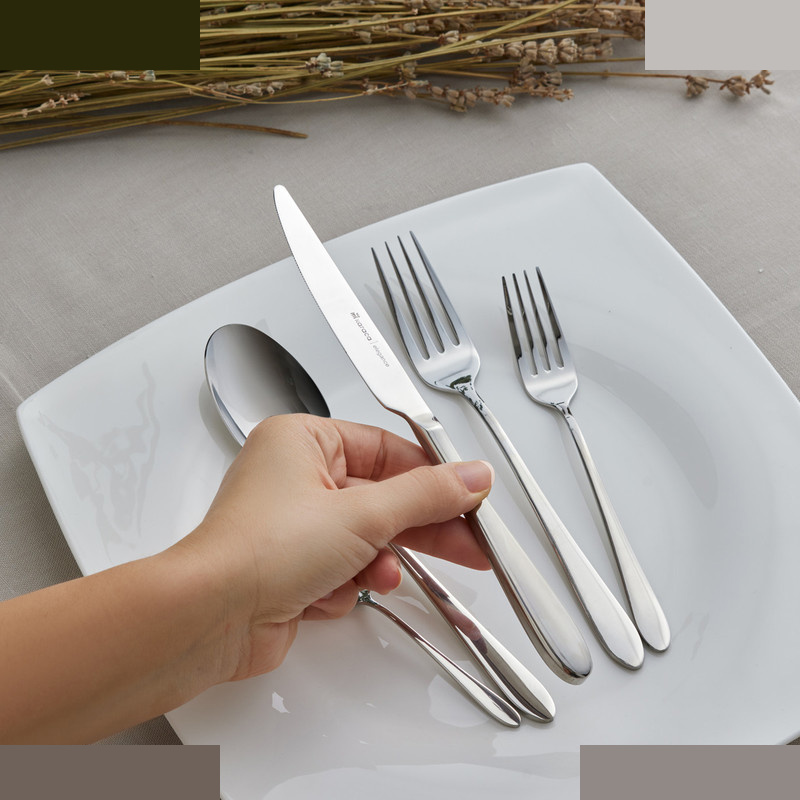 سرویس قاشق و چنگال 60 پارچه 12 نفره کاراجا مدل Silas Elegance سرویس قاشق و چنگال 60 پارچه 12 نفره کاراجا مدل Silas Elegance