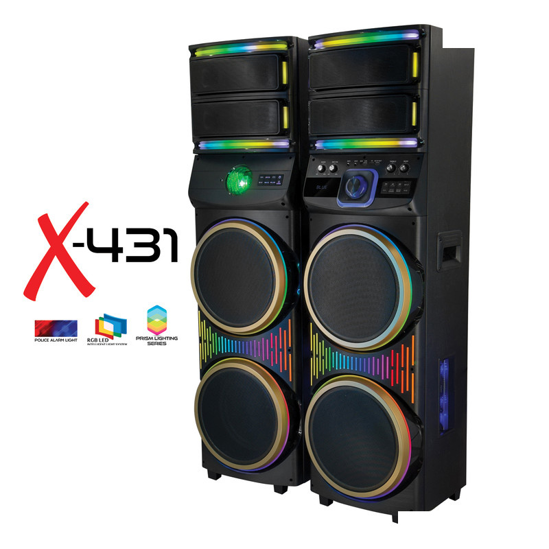 پخش کننده خانگی دو قلو میکرولب مدل DJ-X431 پخش کننده خانگی دو قلو میکرولب مدل DJ-X431