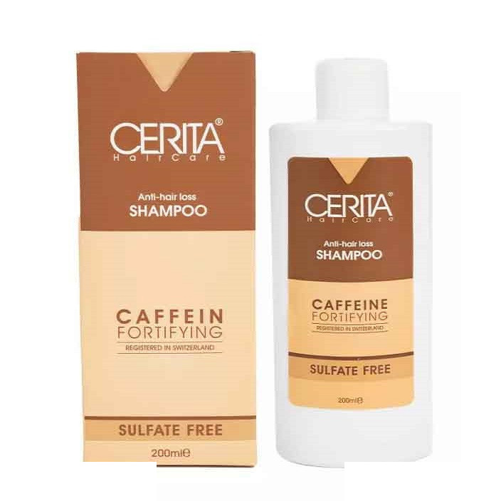شامپو تقویت کننده و ضد ریزش مو سریتا مدل Caffein حجم 200 میلی لیتر شامپو تقویت کننده و ضد ریزش مو سریتا مدل Caffein حجم 200 میلی لیتر