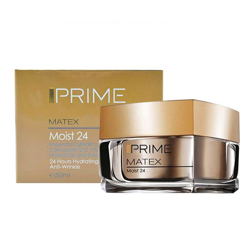 کرم مرطوبکننده پرایم سری Matex مدل Moist-24 حجم 50 میلیلیتر کرم مرطوبکننده پرایم سری Matex مدل Moist-24 حجم 50 میلیلیتر