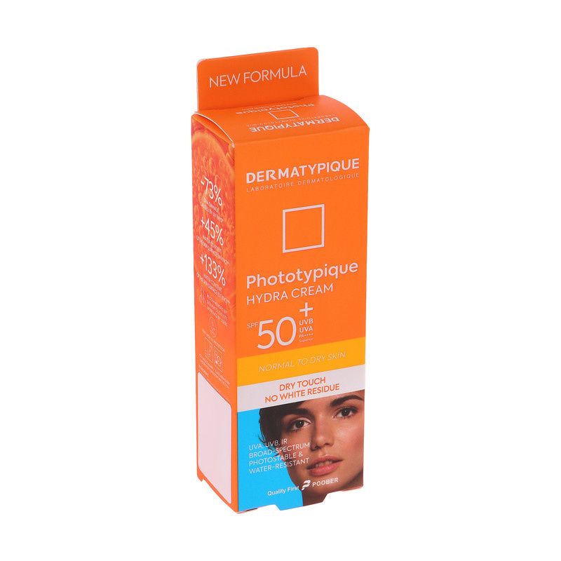 فلوئید ضد آفتاب بدون رنگ درماتیپیک مدل hydra cream محافظ UVAUVB مناسب برای پوست خشک حجم 40 میلی لیتر فلوئید ضد آفتاب بدون رنگ درماتیپیک مدل hydra cream محافظ UVAUVB مناسب برای پوست خشک حجم 40 میلی لیتر