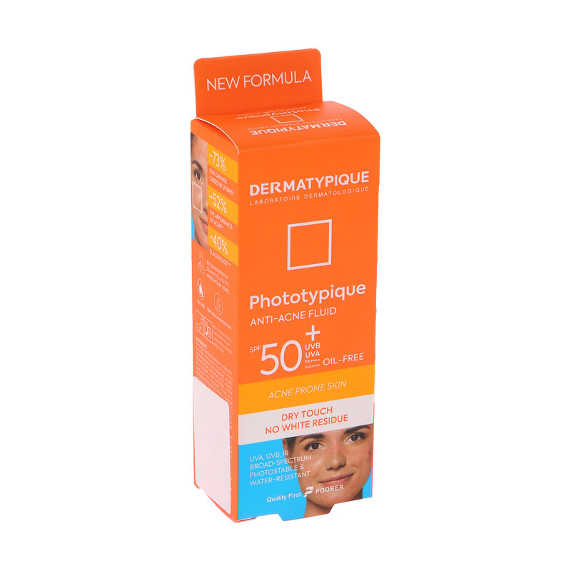 فلوئید ضد آفتاب بدون رنگ درماتیپیک مدل anti acne محافظ UVAUVB مناسب برای انواع پوست حجم 40 میلی لیتر فلوئید ضد آفتاب بدون رنگ درماتیپیک مدل anti acne محافظ UVAUVB مناسب برای انواع پوست حجم 40 میلی لیتر
