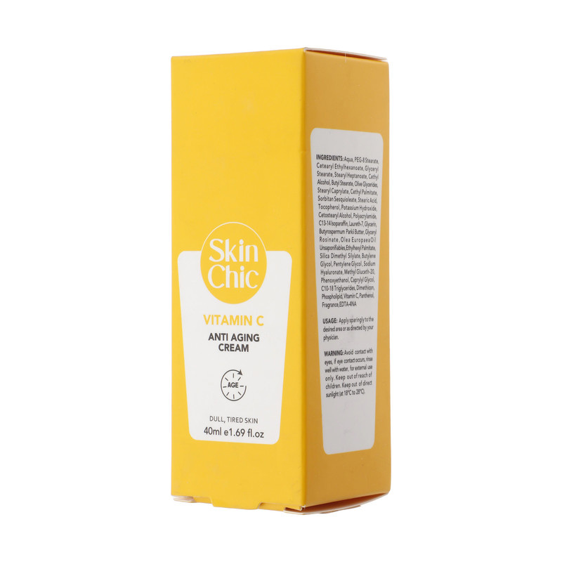 کرم جوان کننده اسکین شیک مدل Vitamin C حجم 40 میلی لیتر کرم جوان کننده اسکین شیک مدل Vitamin C حجم 40 میلی لیتر