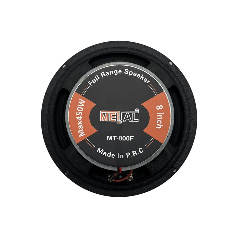 فول رنج پشت خودرو متال مدل MT-800F سایز 8 اینچ بسته 2 عددی فول رنج پشت خودرو متال مدل MT-800F سایز 8 اینچ بسته 2 عددی