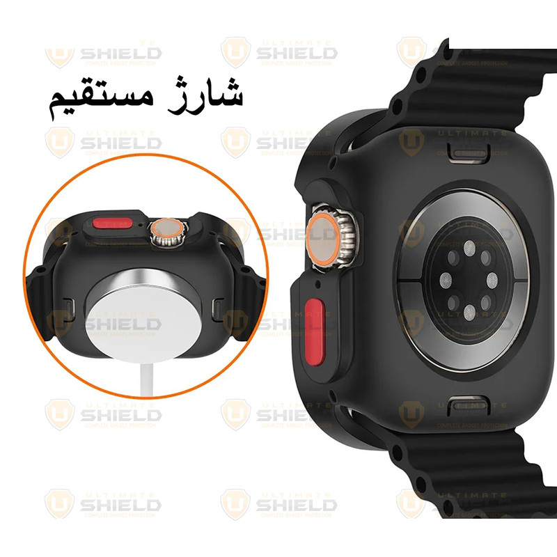 بند آلتیمیت شیلد مدل Alpine Defender مناسب برای اپل واچ Ultra / Ultra 2 سایز 49 میلی متری به همراه کاور بند آلتیمیت شیلد مدل Alpine Defender مناسب برای اپل واچ Ultra / Ultra 2 سایز 49 میلی متری به همراه کاور