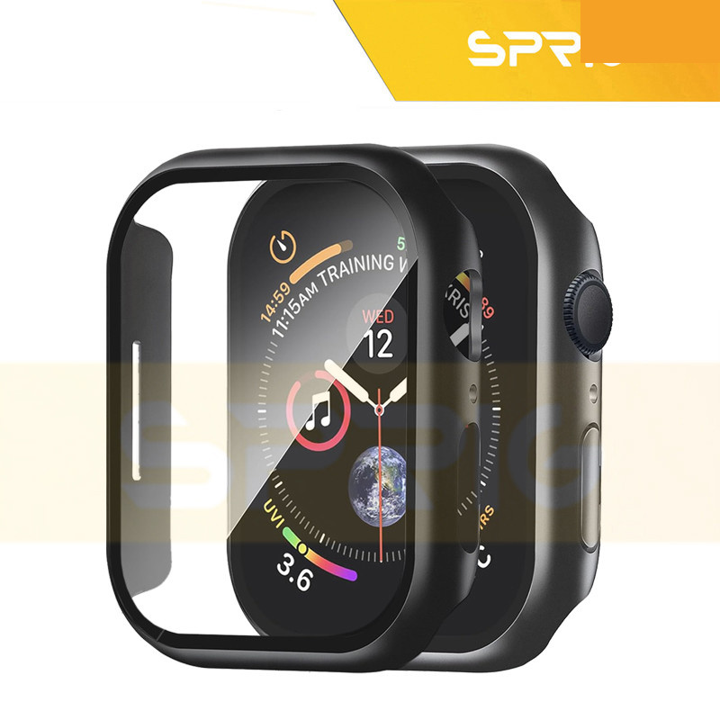 کاور اسپریگ مدل GUAR-DG مناسب برای اپل واچ Series SE 2023 Aluminum Case 44mm به همراه محافظ صفحه نمایش کاور اسپریگ مدل GUAR-DG مناسب برای اپل واچ Series SE 2023 Aluminum Case 44mm به همراه محافظ صفحه نمایش
