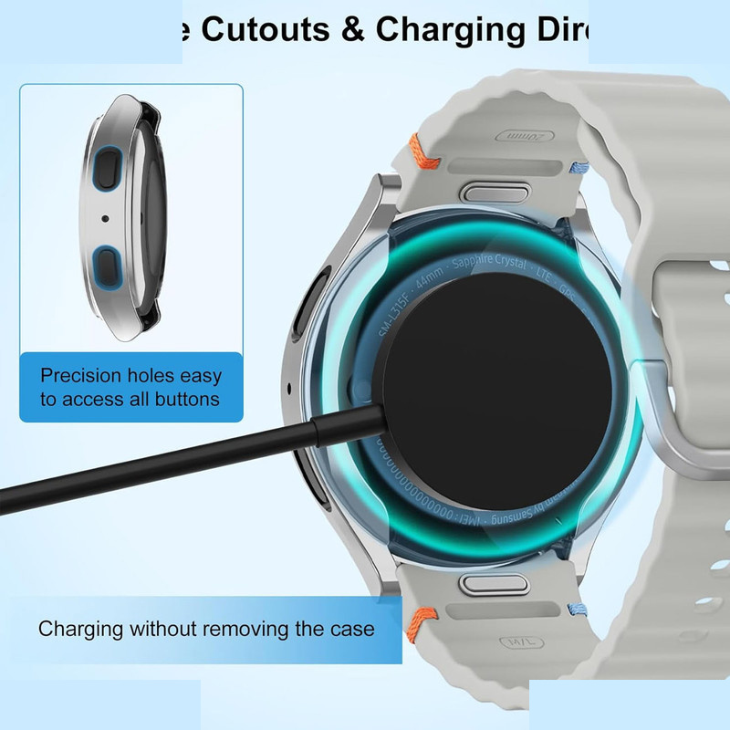 کاور زیرو مدل Soft TPU ZR مناسب برای ساعت هوشمند سامسونگ Galaxy Watch 7 44mm کاور زیرو مدل Soft TPU ZR مناسب برای ساعت هوشمند سامسونگ Galaxy Watch 7 44mm