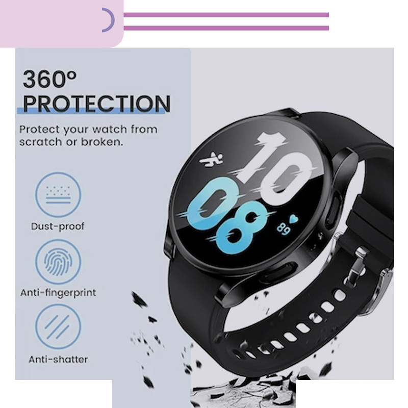 کاور زیرو مدل UL-360 مناسب برای ساعت هوشمند سامسونگ Galaxy Watch 5 Pro 45mm به همراه محافظ صفحه نمایش