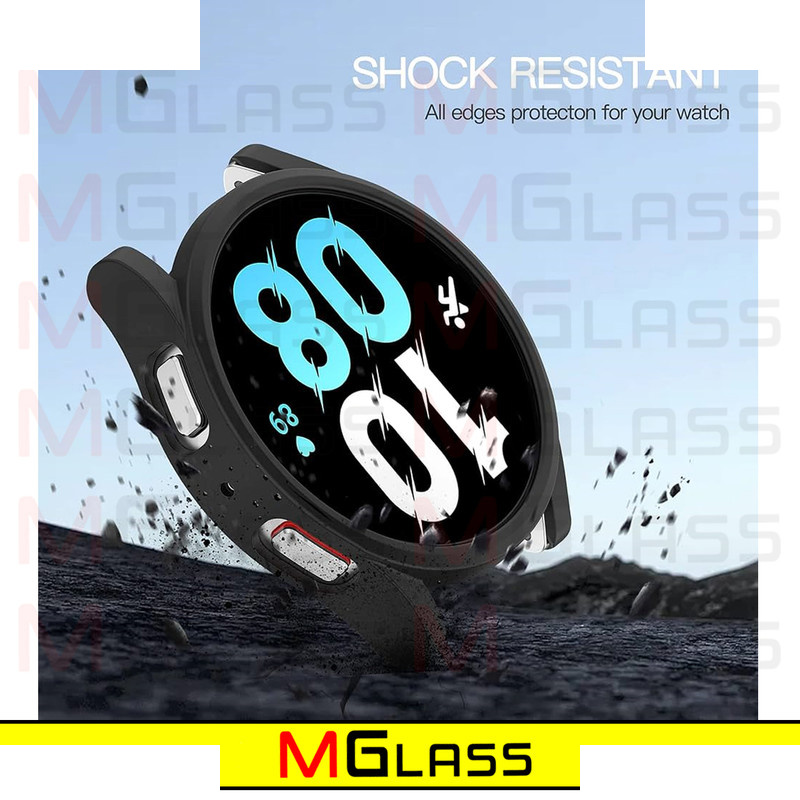 کاور ام گلس مدل PC-Bumper-MG مناسب برای ساعت هوشمند سامسونگ Galaxy Watch 4 44mm به همراه محافظ صفحه نمایش کاور ام گلس مدل PC-Bumper-MG مناسب برای ساعت هوشمند سامسونگ Galaxy Watch 4 44mm به همراه محافظ صفحه نمایش