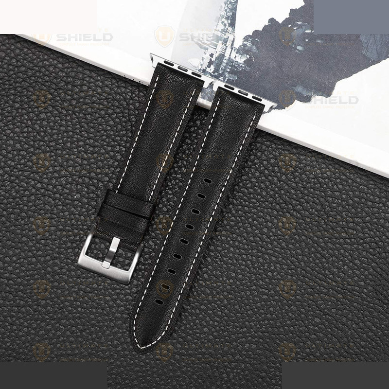 بند آلتیمیت شیلد مدل Leather SM SL مناسب برای اپل واچ 41 میلی متری سری 9 بند آلتیمیت شیلد مدل Leather SM SL مناسب برای اپل واچ 41 میلی متری سری 9