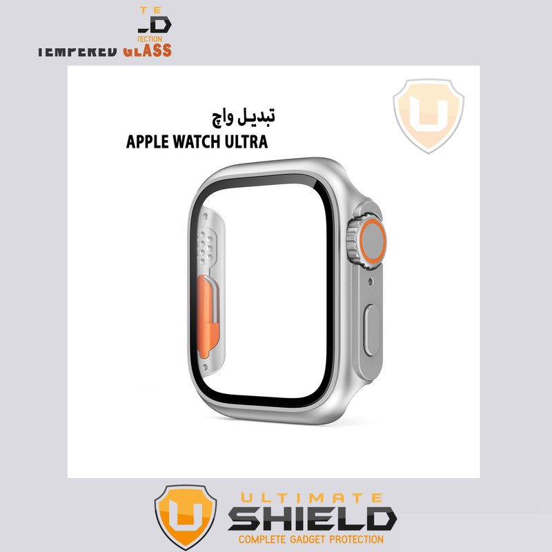 کاور آلتیمیت شیلد مدل UL-Ultra مناسب برای اپل واچ 45 میلی متری به همراه محافظ صفحه نمایش کاور آلتیمیت شیلد مدل UL-Ultra مناسب برای اپل واچ 45 میلی متری به همراه محافظ صفحه نمایش