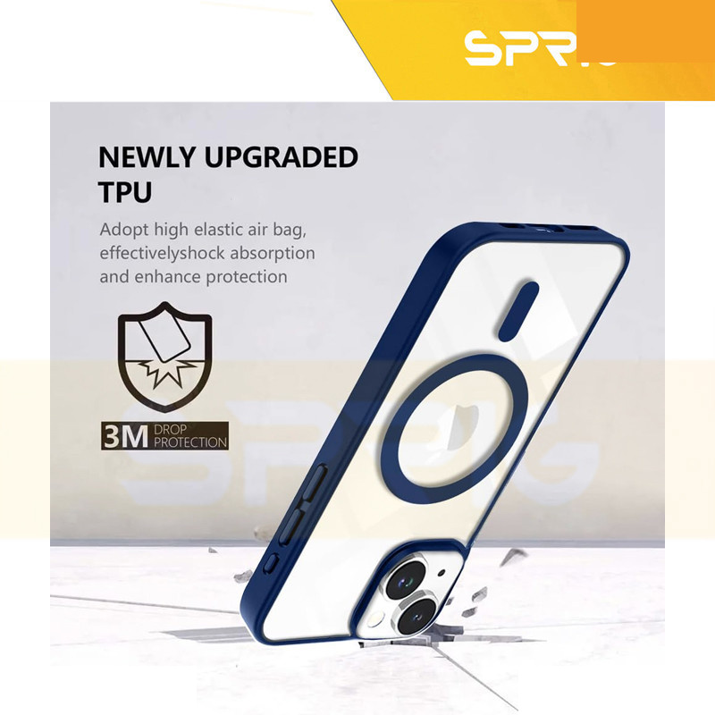 کاور اسپریگ مدل Bumper Magsafe مناسب برای گوشی موبایل اپل Iphone 15 Pro max کاور اسپریگ مدل Bumper Magsafe مناسب برای گوشی موبایل اپل Iphone 15 Pro max