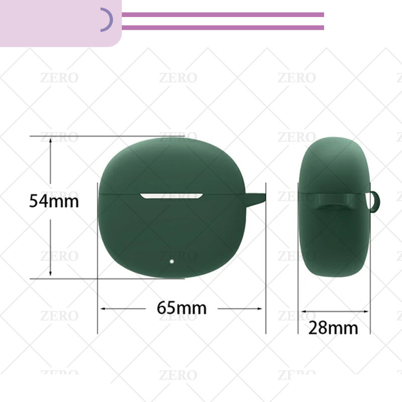کاور زیرو مدل Silicon-ZR مناسب برای کیس هدفون بی سیم کیو سی وای T20 کاور زیرو مدل Silicon-ZR مناسب برای کیس هدفون بی سیم کیو سی وای T20