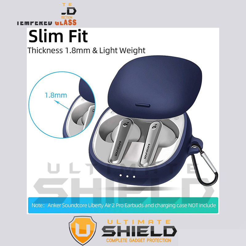 کاور آلتیمیت شیلد مدل Silicon-UL مناسب برای کیس هدفون بی سیم انکر Liberty Air 2 Pro کاور آلتیمیت شیلد مدل Silicon-UL مناسب برای کیس هدفون بی سیم انکر Liberty Air 2 Pro