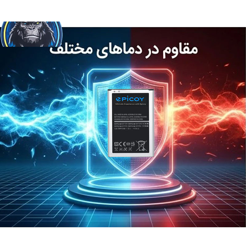 باتری موبایل اپیکوی مدل Gorillong Irj ظرفیت 3200 میلی آمپر ساعت سازگار با گوشی موبایل سامسونگ Galaxy Note 3 باتری موبایل اپیکوی مدل Gorillong Irj ظرفیت 3200 میلی آمپر ساعت سازگار با گوشی موبایل سامسونگ Galaxy Note 3