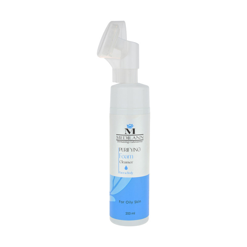 فوم شستشوی صورت و بدن مدیلن مدل Purifying مناسب برای پوست چرب حجم 200 میلی لیتر فوم شستشوی صورت و بدن مدیلن مدل Purifying مناسب برای پوست چرب حجم 200 میلی لیتر